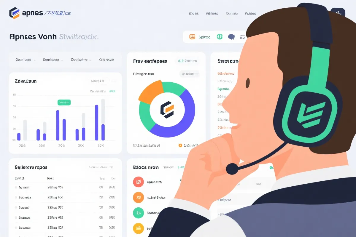 数据分析面板示意图